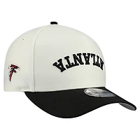 Men's New Era  Cream Atlanta Falcons Upside Down 9FIFTY A-Frame Snapback Hat