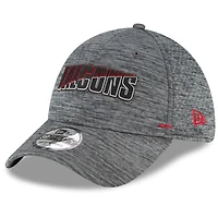 Casquette Flex 39THIRTY Summer Sideline 2020 NFL New Era Graphite Atlanta Falcons pour homme