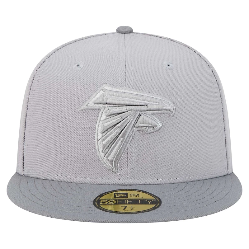 Casquette ajustée Iron Cloud 59FIFTY Atlanta Falcons gris/graphite New Era pour homme