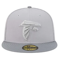 Casquette ajustée Iron Cloud 59FIFTY Atlanta Falcons gris/graphite New Era pour homme
