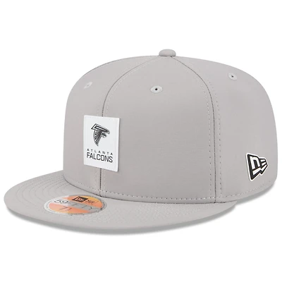 Men's New Era Gray Atlanta Falcons 2025 Sideline 59FIFTY Fitted Hat