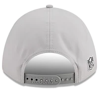 Casquette ajustable New Era grise Atlanta Falcons 2025 Sideline M-Crown 9FORTY pour homme