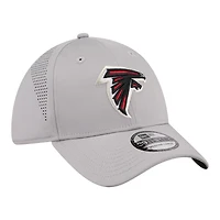 Casquette New Era Flex grise Atlanta Falcons perforée pour homme 39THIRTY