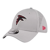 Casquette New Era Flex grise Atlanta Falcons perforée pour homme 39THIRTY