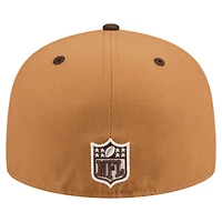 Men's New Era  Light Brown/Dark Brown Atlanta Falcons Two-Tone Walnut 59FIFTY Fitted Hat