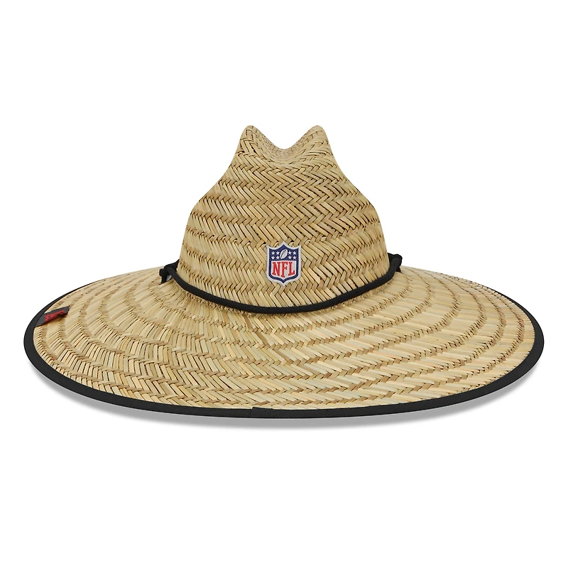 Men's New Era Natural Atlanta Falcons NFL Training Camp Official Straw Lifeguard Hat