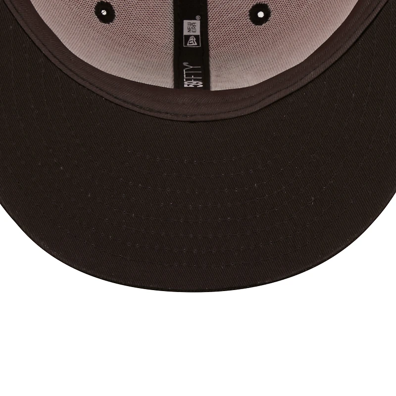 Casquette ajustée New Era Atlanta Falcons Flipside 2Tone 59FIFTY rouge/noir pour homme