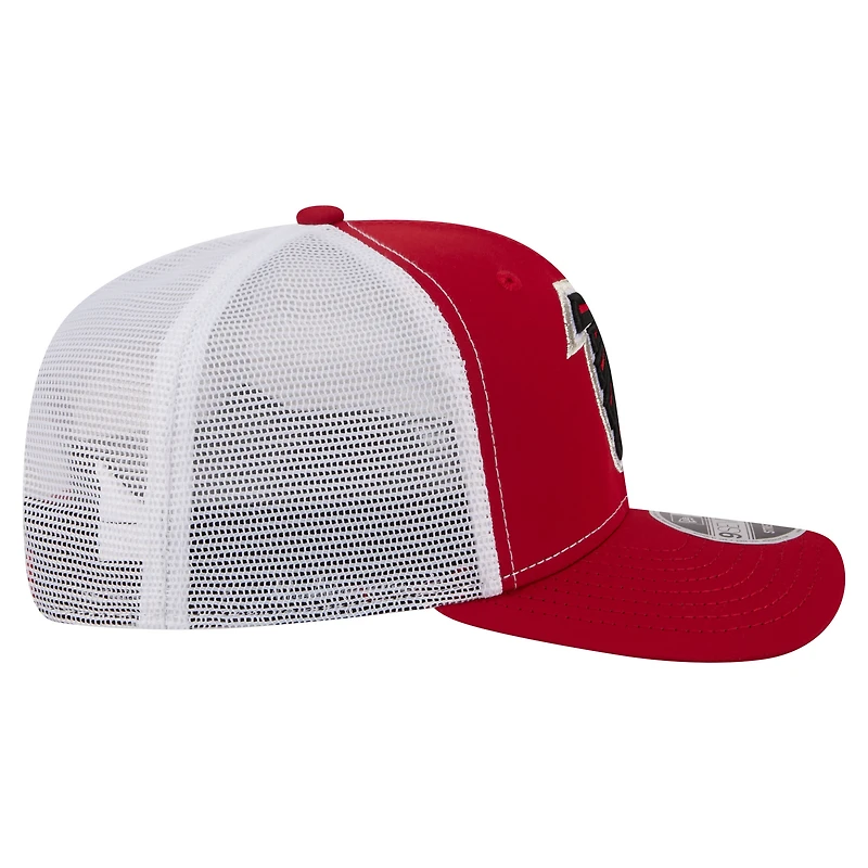 Men's New Era Red Atlanta Falcons 9SEVENTY Trucker Adjustable Hat