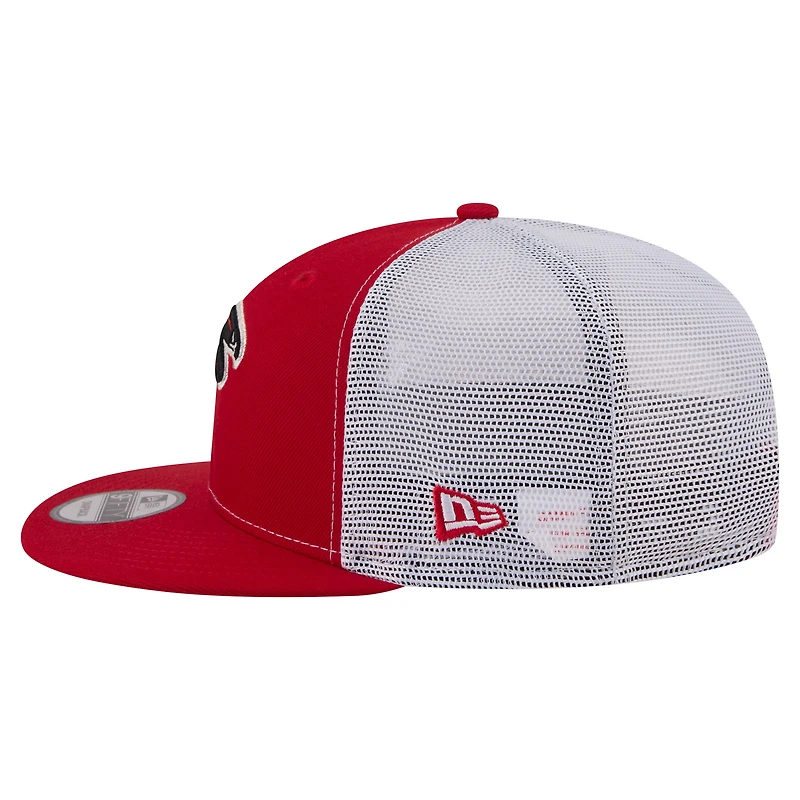 Men's New Era  Red Atlanta Falcons Core Team 9FIFTY Trucker Snapback Hat