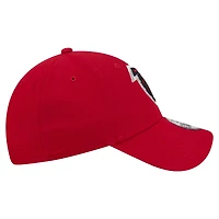 Casquette ajustable New Era rouge Atlanta Falcons Core Team 9FORTY pour homme