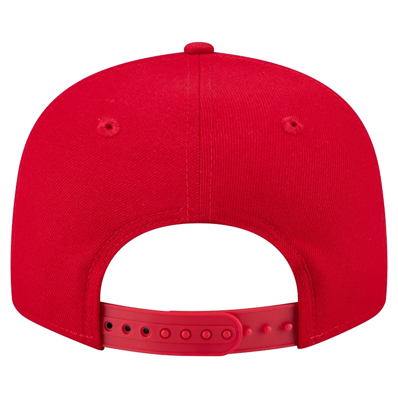 Casquette snapback New Era rouge Atlanta Falcons Core Team Script 9FIFTY pour homme