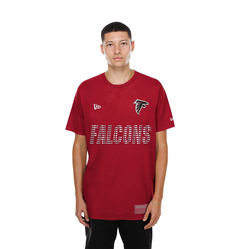 T-shirt de match New Era rouge Atlanta Falcons pour homme