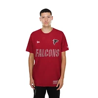 T-shirt de match New Era rouge Atlanta Falcons pour homme