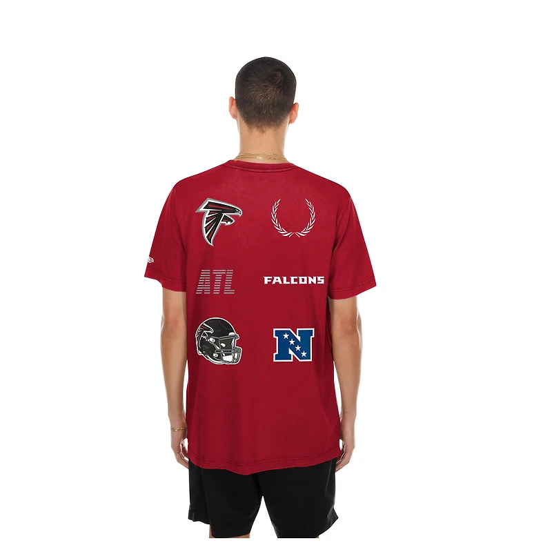 Men's New Era Red Atlanta Falcons Match T-Shirt