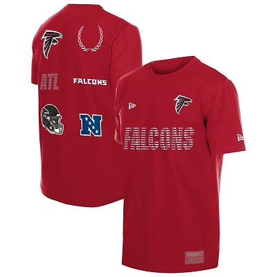 Men's New Era  Red Atlanta Falcons Match T-Shirt