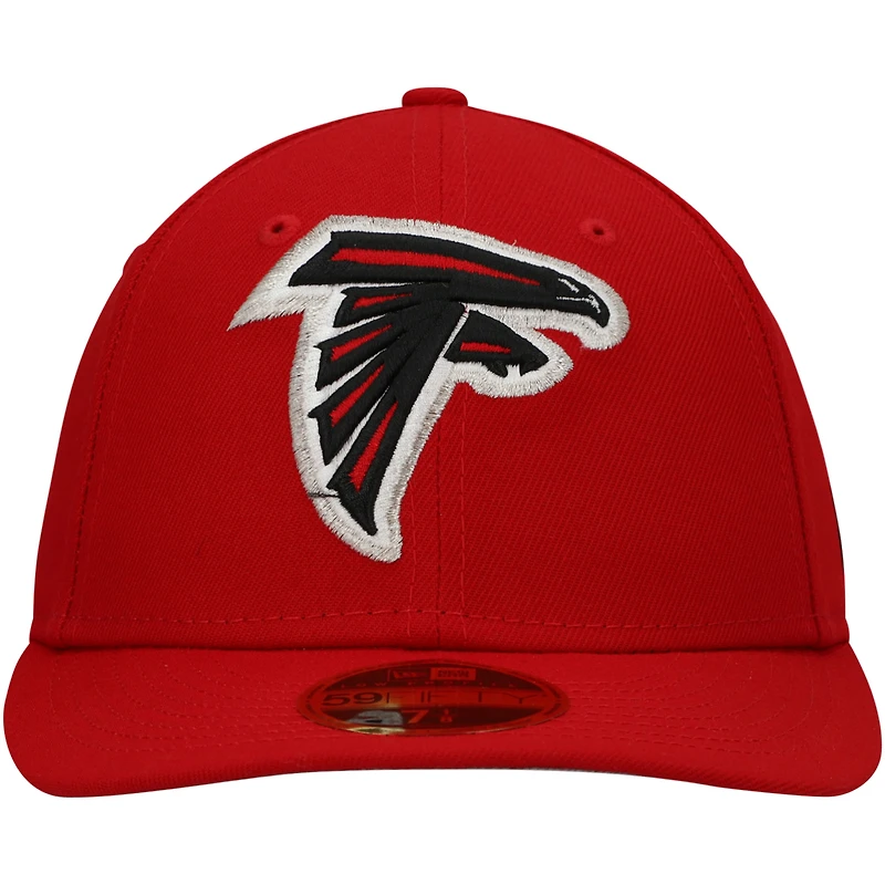 Men's New Era Red Atlanta Falcons Omaha Low Profile 59FIFTY Fitted Hat