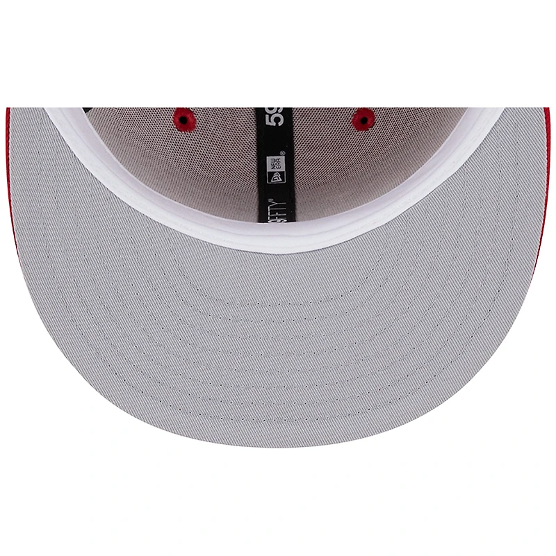 Casquette ajustée 59FIFTY pour homme New Era Scarlet Atlanta Falcons 1994 Hawaii Pro Bowl Main Patch