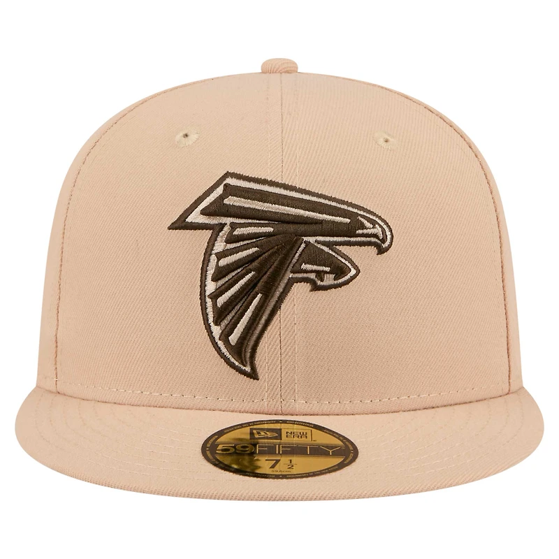 Casquette ajustée 59FIFTY Candied Pecan des Falcons d'Atlanta de New Era pour homme