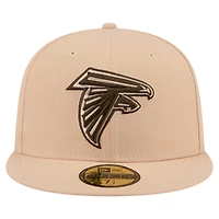 Casquette ajustée 59FIFTY Candied Pecan des Falcons d'Atlanta de New Era pour homme