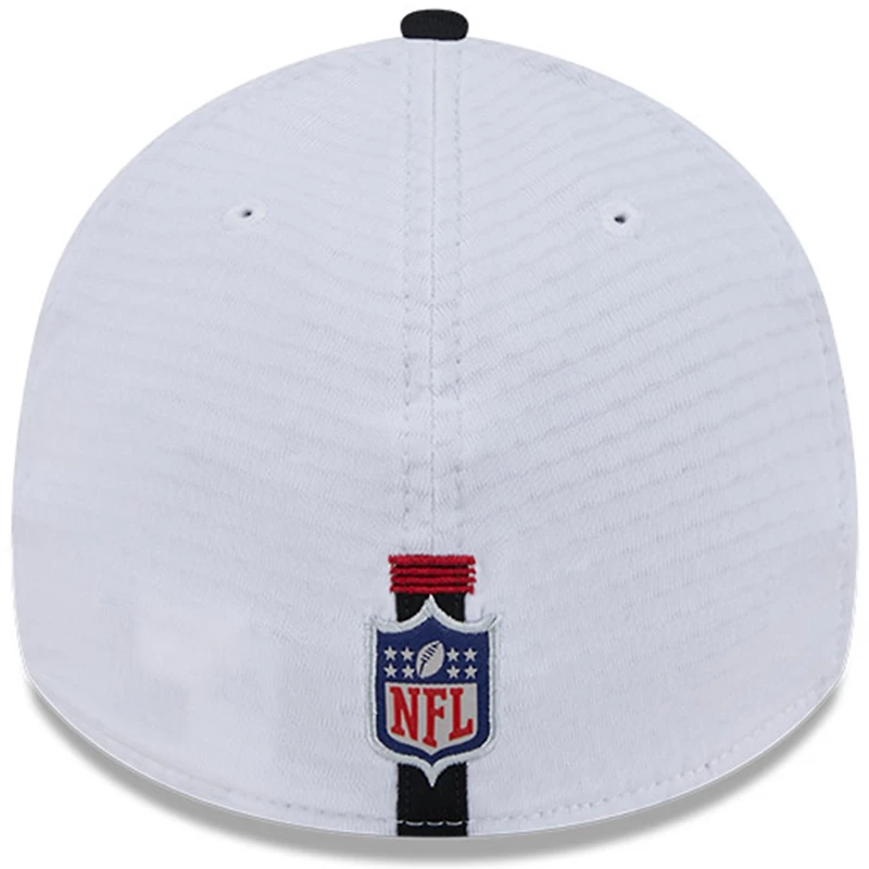 Men's New Era White/Black Atlanta Falcons 2024 NFL Training Camp 39THIRTY Flex Hat