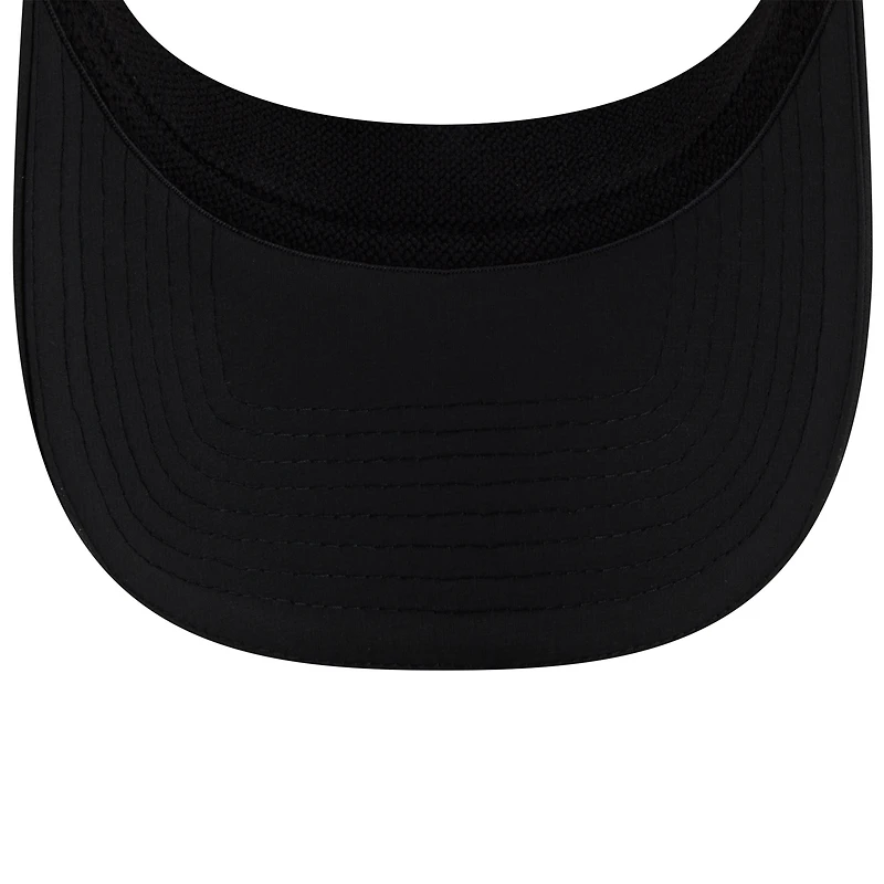 Visière ajustable New Era blanche/noire pour homme, camp d'entraînement NFL 2025 des Falcons d'Atlanta
