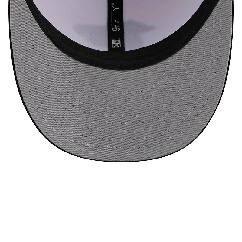 Men's New Era  White/Black Atlanta Falcons 2026 NFL Draft Pre-Curved 9FIFTY Snapback Hat