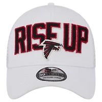 Casquette flexible 39THIRTY New Era des Atlanta Falcons Breakers pour hommes, blanche