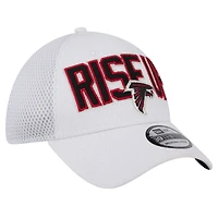 Casquette flexible 39THIRTY New Era des Atlanta Falcons Breakers pour hommes, blanche