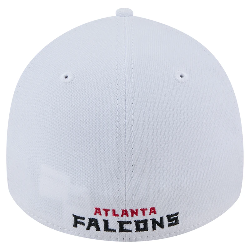 Casquette New Era blanche Atlanta Falcons Main 39THIRTY Flex pour homme