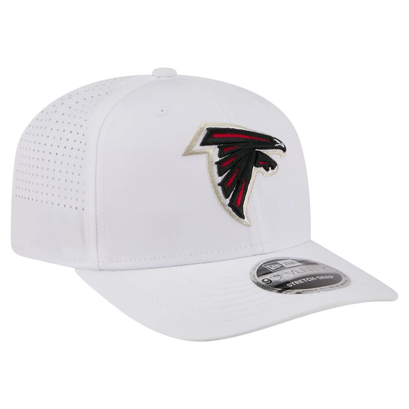 Men's New Era White Atlanta Falcons Name Plate 9SEVENTY Adjustable Hat