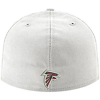 Casquette ajustée 59FIFTY Atlanta Falcons Omaha ATL New Era pour homme, blanc