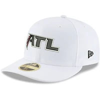 Casquette ajustée 59FIFTY pour homme Atlanta Falcons Omaha Low Profile New Era blanche