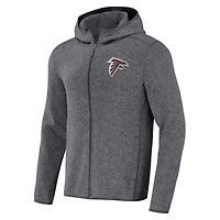 Men's NFL x Darius Rucker Collection by Fanatics Gray Atlanta Falcons Fleece Pullover Hoodie