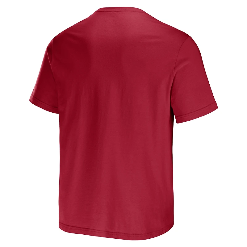 Collection NFL x Darius Rucker pour hommes par Fanatics T-shirt à rayures rouge des Falcons d'Atlanta