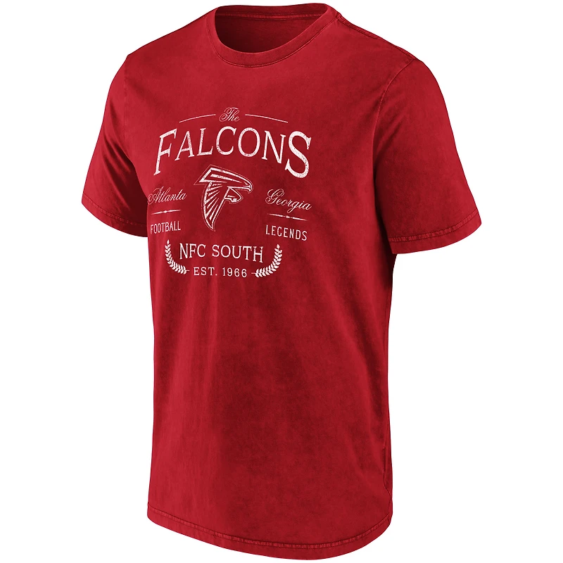 Collection NFL x Darius Rucker pour hommes par Fanatics T-shirt rouge des Falcons d'Atlanta