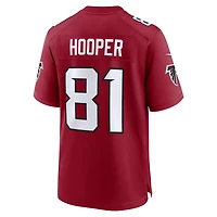 Men's Nike Austin Hooper  Red Atlanta Falcons Team Game Jersey