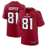 Men's Nike Austin Hooper  Red Atlanta Falcons Team Game Jersey