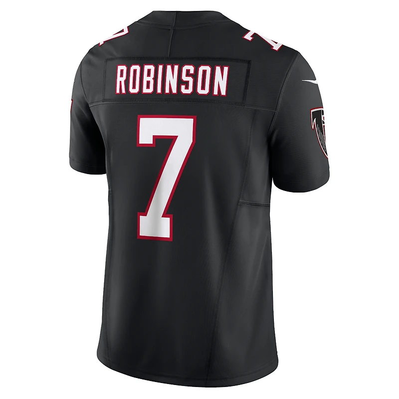 Nike Bijan Robinson pour hommes Noir Atlanta Falcons Alternate Vapor F.U.S.E. Maillot limité