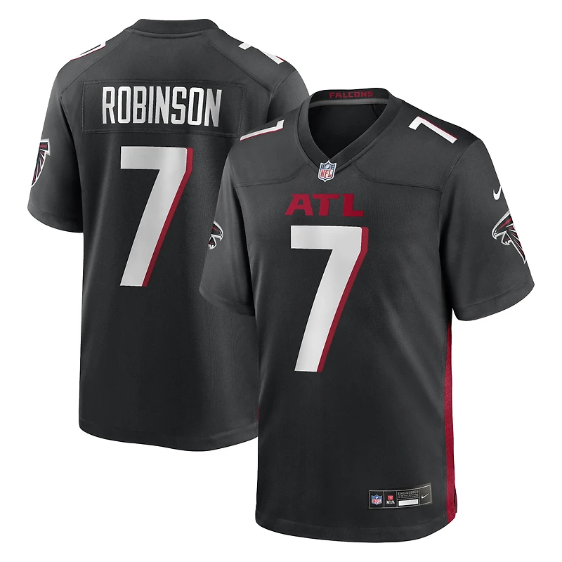 Men's Nike Bijan Robinson Black Atlanta Falcons  Game Jersey