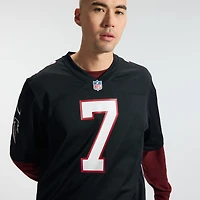 Men's Nike Bijan Robinson Black Atlanta Falcons  Throwback Game Jersey