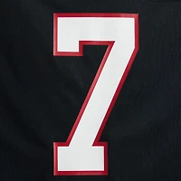 Maillot de match rétro Nike Bijan Robinson pour homme, noir, des Atlanta Falcons