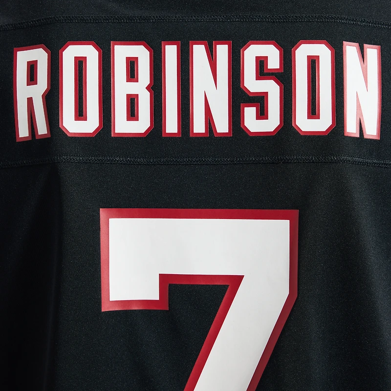 Men's Nike Bijan Robinson Black Atlanta Falcons Throwback Game Jersey