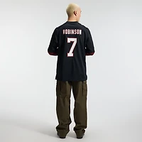 Maillot de match rétro Nike Bijan Robinson pour homme, noir, des Atlanta Falcons