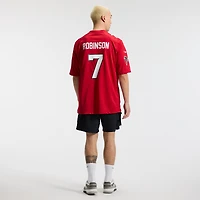 Maillot de match Nike Bijan Robinson rouge des Falcons d'Atlanta pour homme