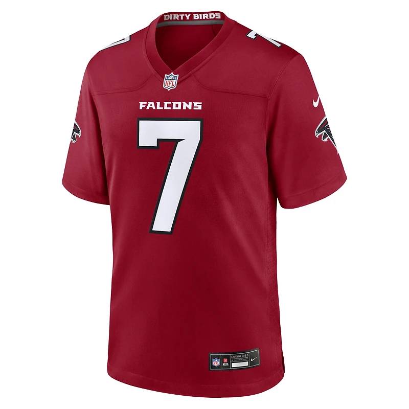 Men's Nike Bijan Robinson Red Atlanta Falcons Game Jersey