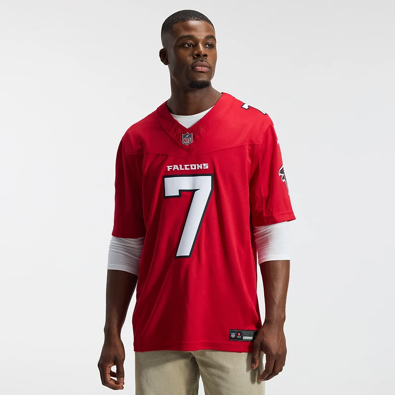 Men's Nike Bijan Robinson White Atlanta Falcons Vapor F.U.S.E. Stitched Limited Jersey