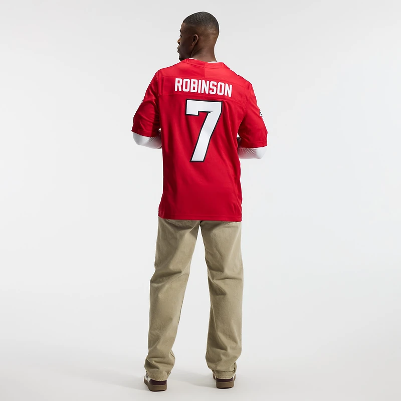 Men's Nike Bijan Robinson White Atlanta Falcons Vapor F.U.S.E. Stitched Limited Jersey