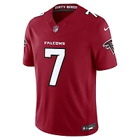Maillot Nike Vapor F.U.S.E. Stitched Limited pour homme, blanc, de Bijan Robinson, Atlanta Falcons