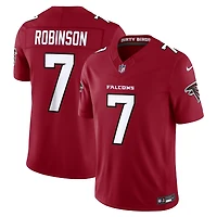 Men's Nike Bijan Robinson White Atlanta Falcons Vapor F.U.S.E. Stitched Limited Jersey