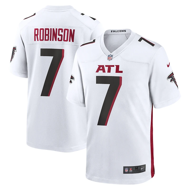 Men's Nike Bijan Robinson White Atlanta Falcons Game Jersey